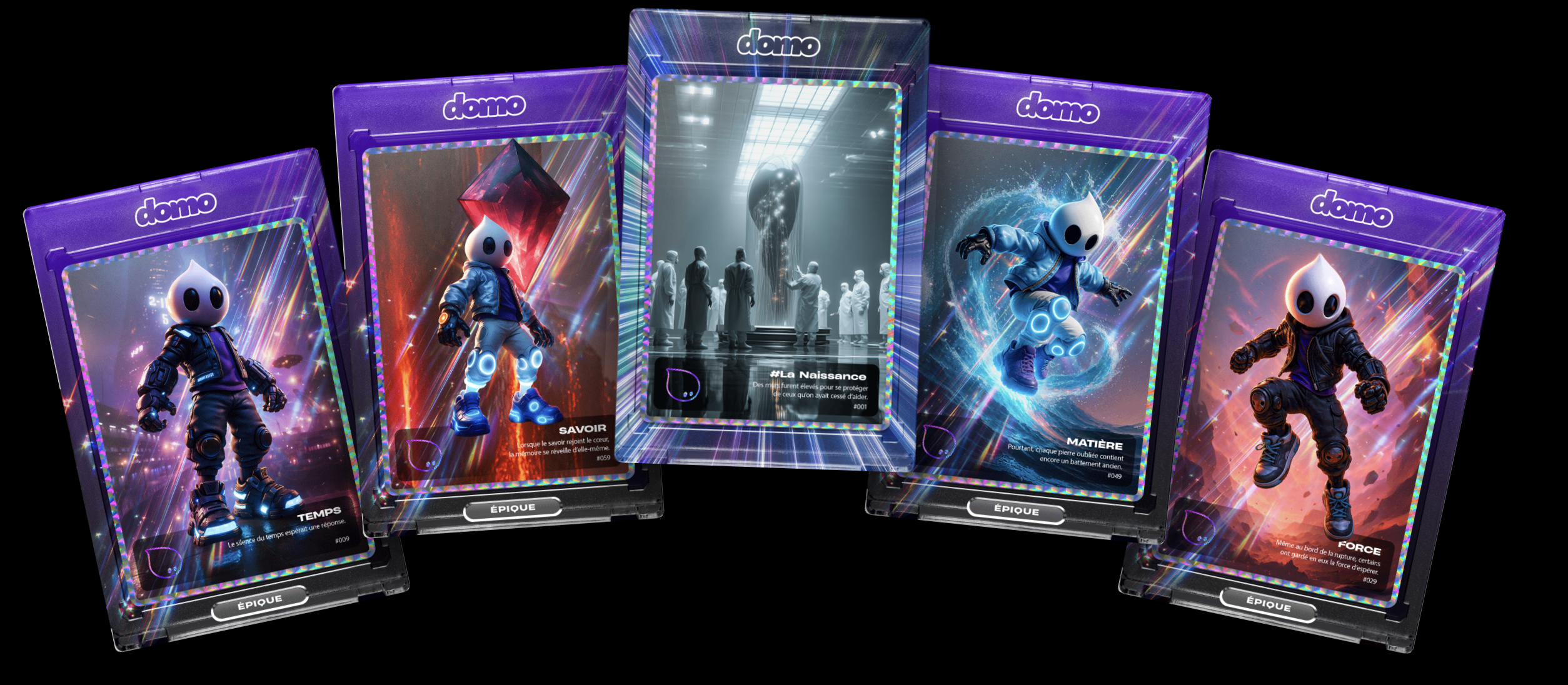Collection de cartes DOMO